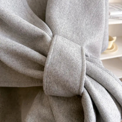 Cappotto elegante da donna con mantella Poncho invernale antivento - Giacca oversize calda con maniche lunghe, morbida e chic in stile scialle per il freddo