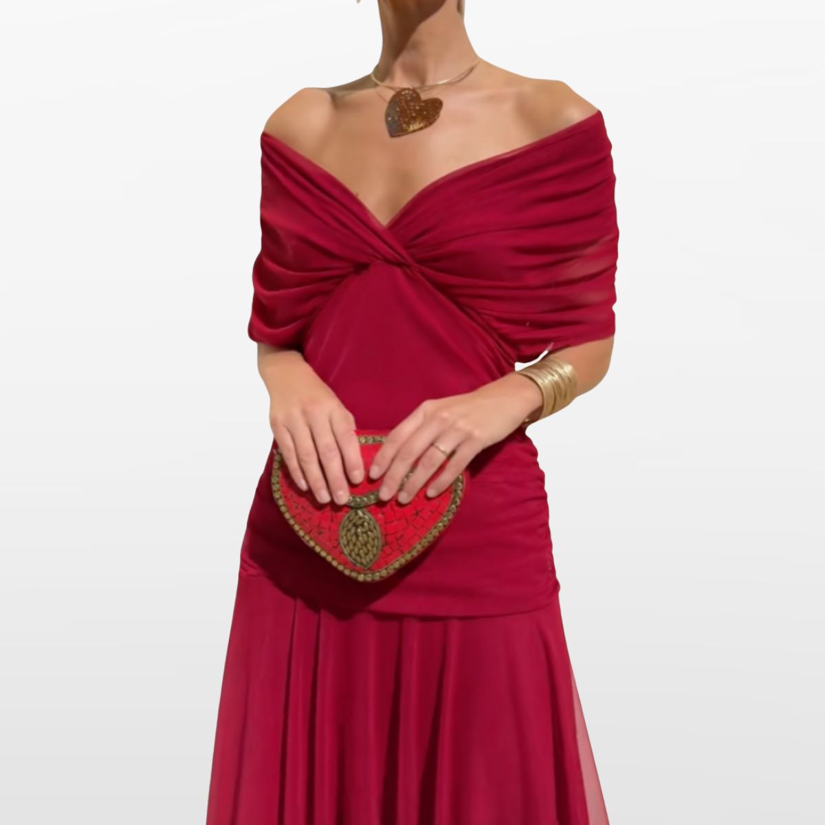 Robe Fleurie Épaules Dénudées Femme