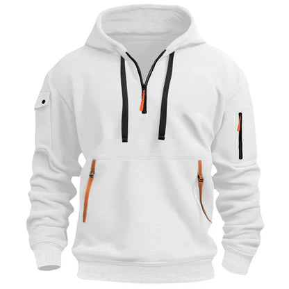 Sudadera hombre con capucha térmica ajuste cómodo – estilo moderno diario