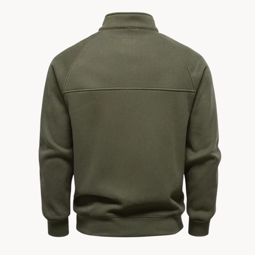 Matteo – Mens Cotton Blend Quarter Zip Jumper