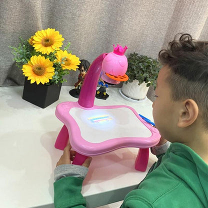 LED Képvetítő Zene Kíséretében Kreatív Gyerekeknek - ArtBuddy