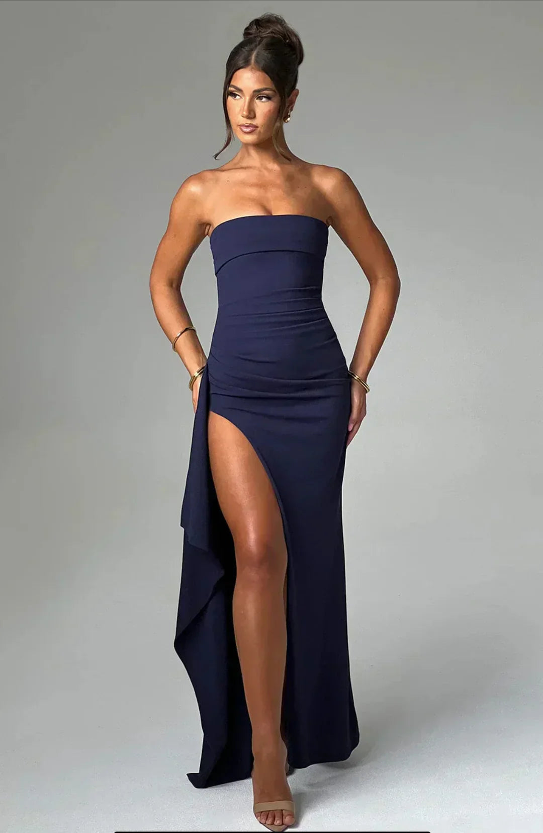 Flowy Off-the-Shoulder Maxi Dress