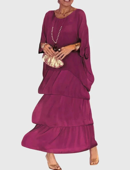 Carmel | Elegant Flowing Maxi Dress