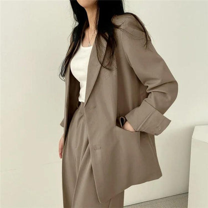Hailey | Women Tailored Suit set z Long blazer