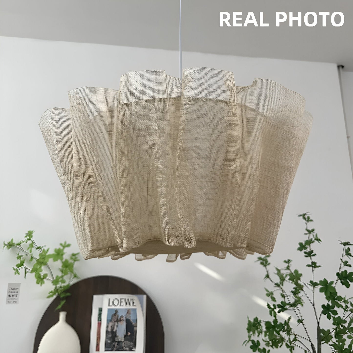 Solmara - Nordic Crème Stoffen Hanglamp