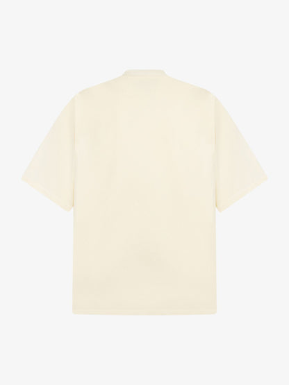Retro Embroidered Patch Heavy Cotton T-Shirt