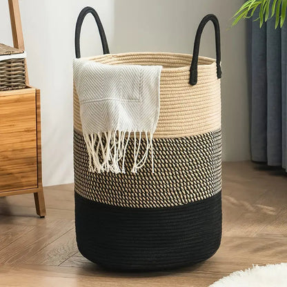 LaundriEase - Stilfuld vasketøjskurv med stor kapacitet og holdbart design