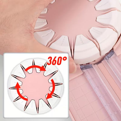 CutAway | Premium 12-in-1 360° Rotary Circular Paper Cutter