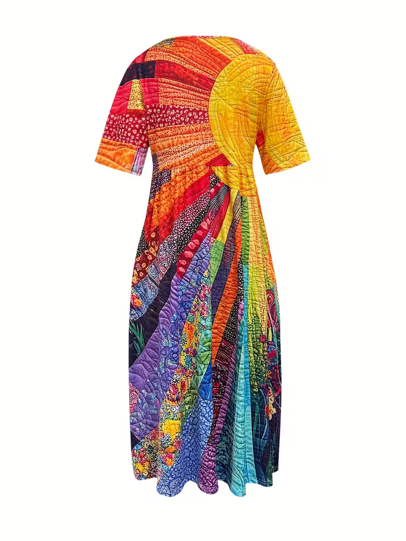 Nina | Bohemian Sun Midi Dress