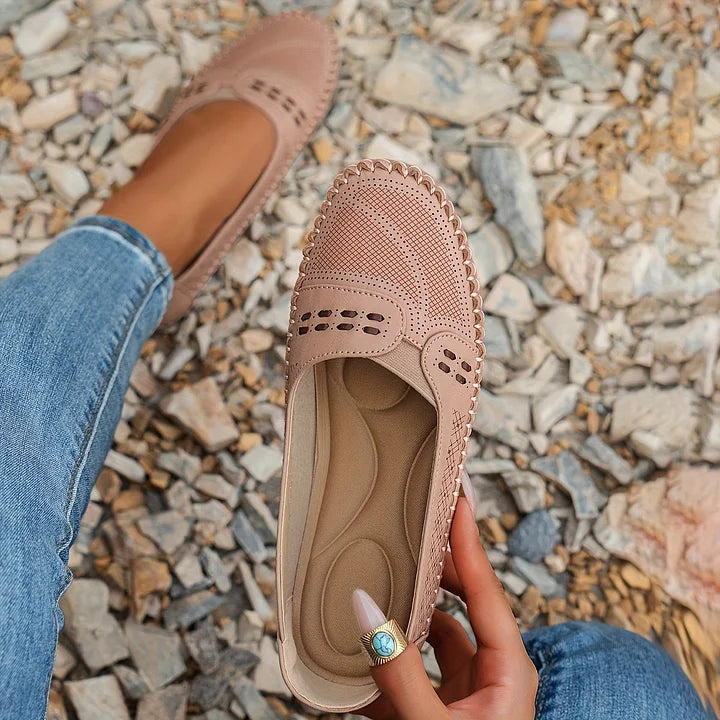 Orthopädische Ballerinas für Damen mit Einlegesohle