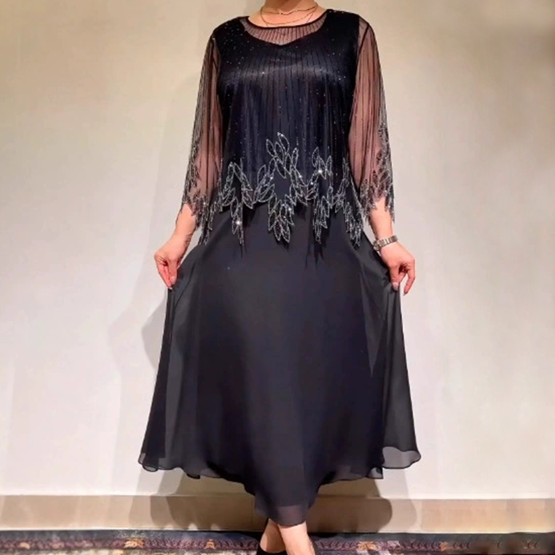 Eiriana - Elegant Midi Dress