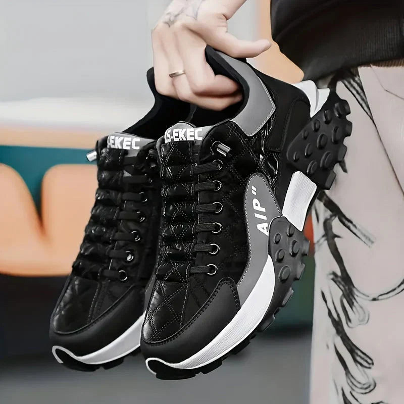 Lenton | Comfortable Breathable Men’s Running Trainers with Air Cushioning and Non-Slip Grip | Running Shoes