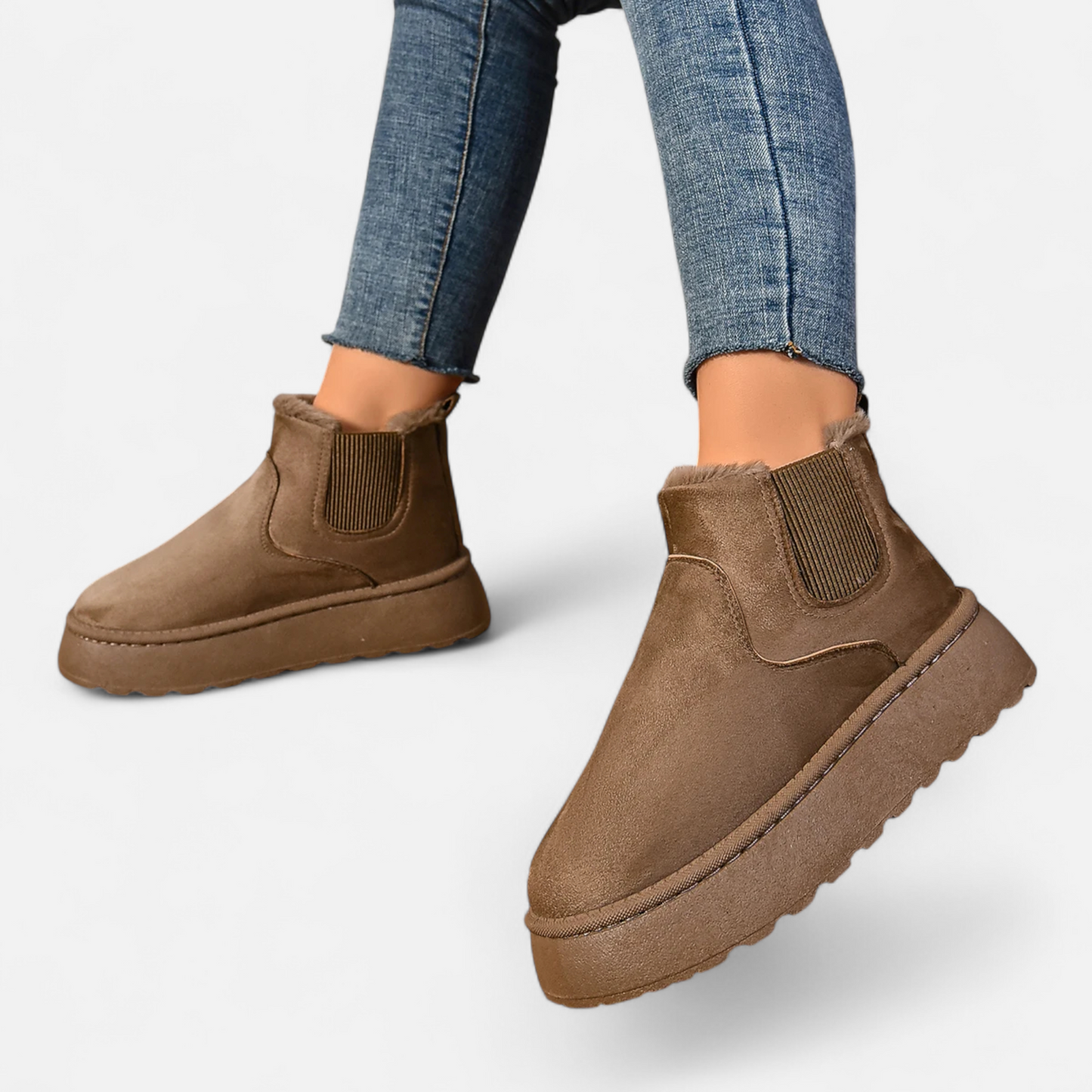 Platform Chelsea Ankle Boots for Women - Image 8