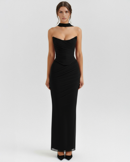 Malu™ – Eksklusivt 3-Delt Corset Maxi Sæt