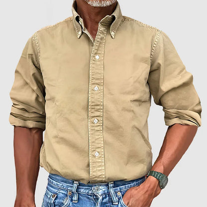 LUCAS™ - Essential Men's Long Sleeve Shirt