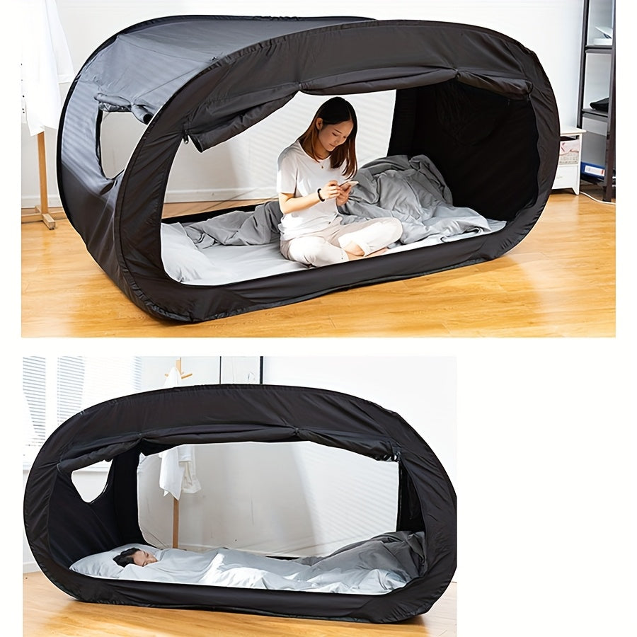 CozyNest Opvouwbaar Tentbed – Bescherming en Rust Binnen Handbereik