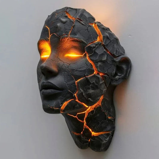 CrackGlow - Lampada da Parete Anima Ferita