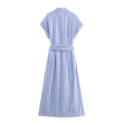 Tom Holinger | Gestreiftes Hemdblusenkleid