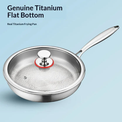 Forza Titan | Handgehamerde RVS Koekenpan – Titanium Versterkt – Inductie Geschikt