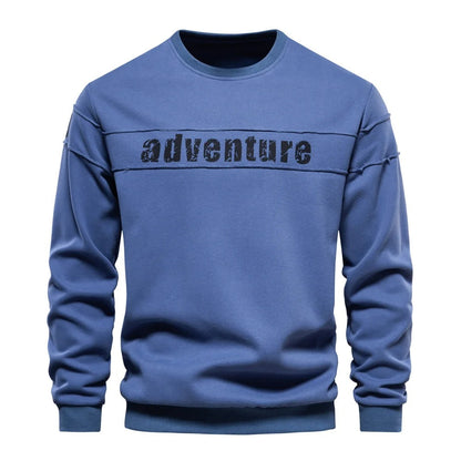 Stetson - Langærmet sweatshirt med rund hals og behagelig