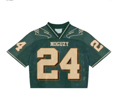 Unisex Mesh Football Jersey with Graphic Print