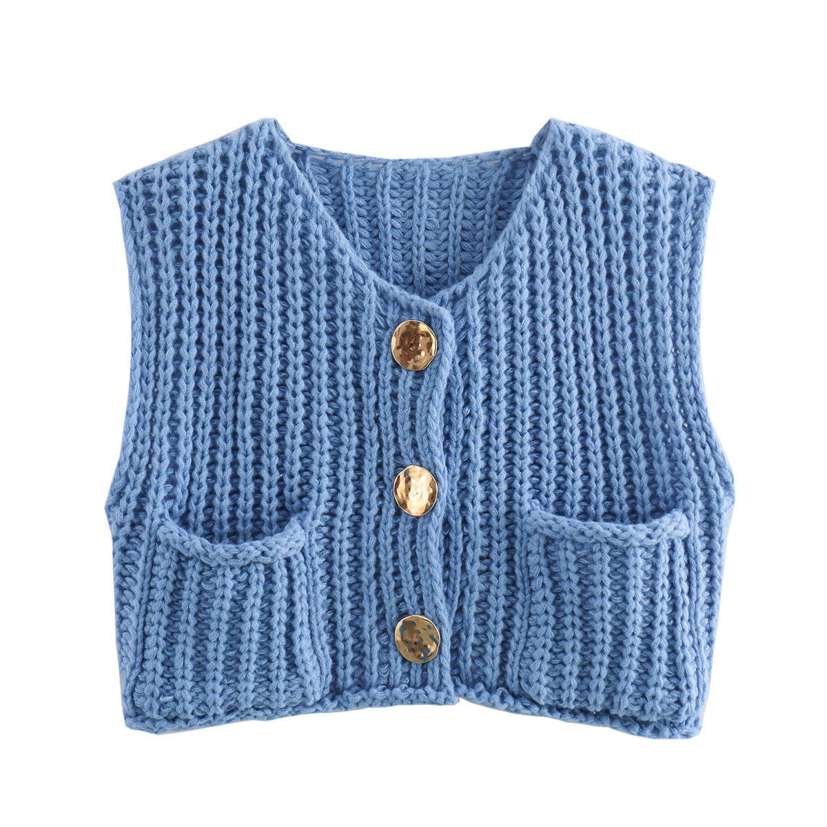 Madelin - Gilet en grosse maille texturée