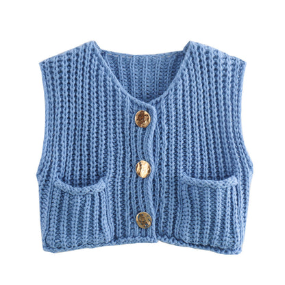 Madelin - Gilet en grosse maille texturée