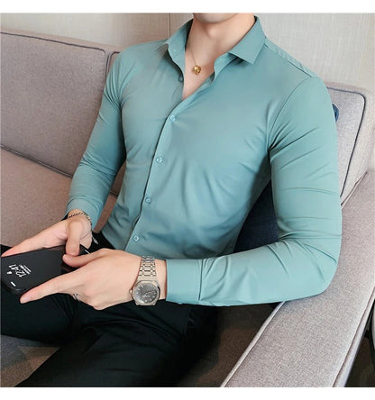 Havspärla® Collection - Elastic & Seamless Shirts for Men