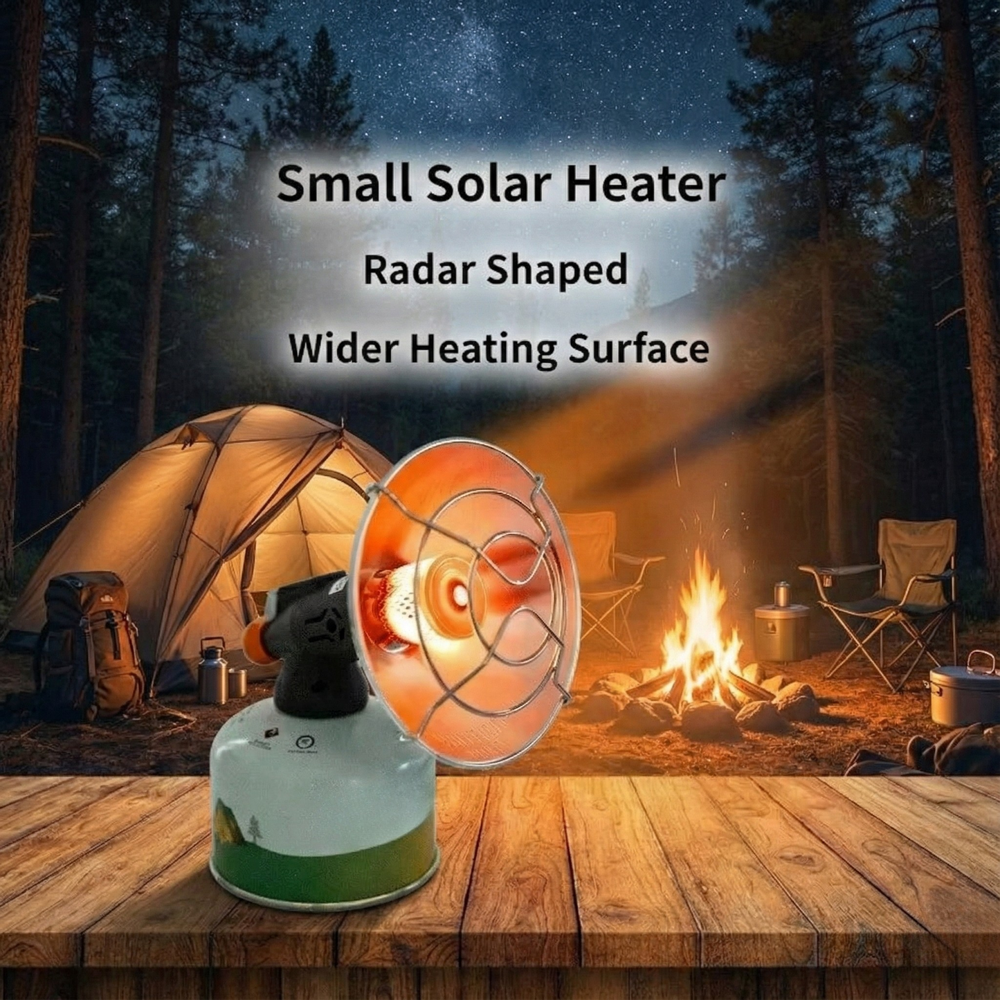 50% RABATT | BlazeGo™ | Tragbarer Outdoor-Heizer mit Sofortwärme | Ideal für Camping, Angeln & Wandern