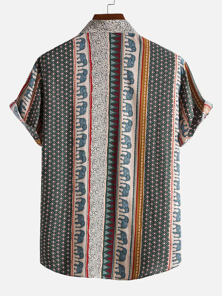 Oliver - Chemise manches courtes imprimé éléphant