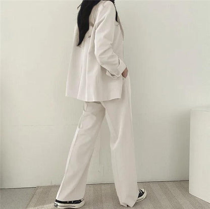 Hailey | Women Tailored Suit set z Long blazer