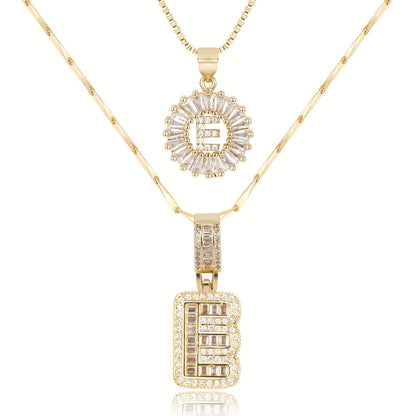 GemLetter Ketting - Initiaal Hanger met Luxe Glans