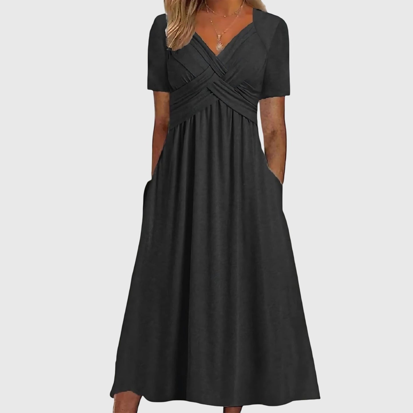 Clara | Midi Dress with Tummy Control