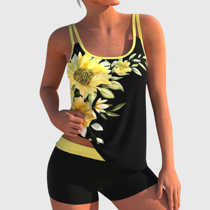 Flor | Conjunto de baño floral que cubre el vientre
