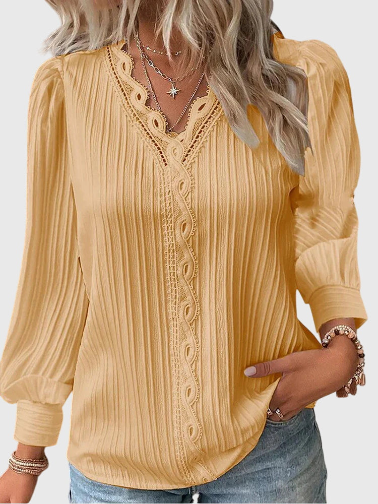 TCF Chic Pullover Blouse - Breathable Fabric Women's Shirt