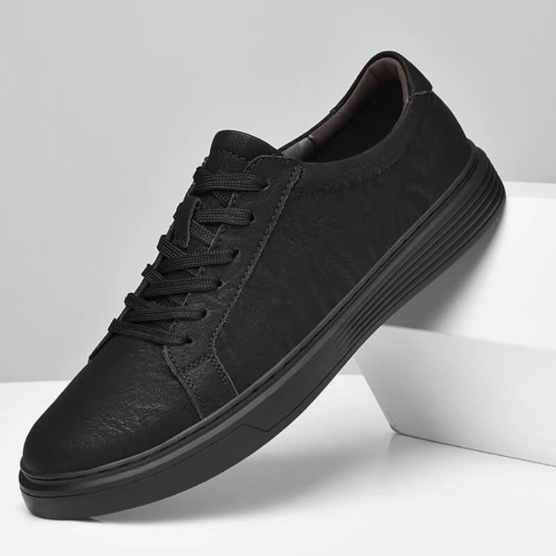 Milanoverdi Hand-Stitched Genuine Italian Leather Sneakers