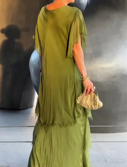 RegalGrace | V-Ausschnitt Maxikleid