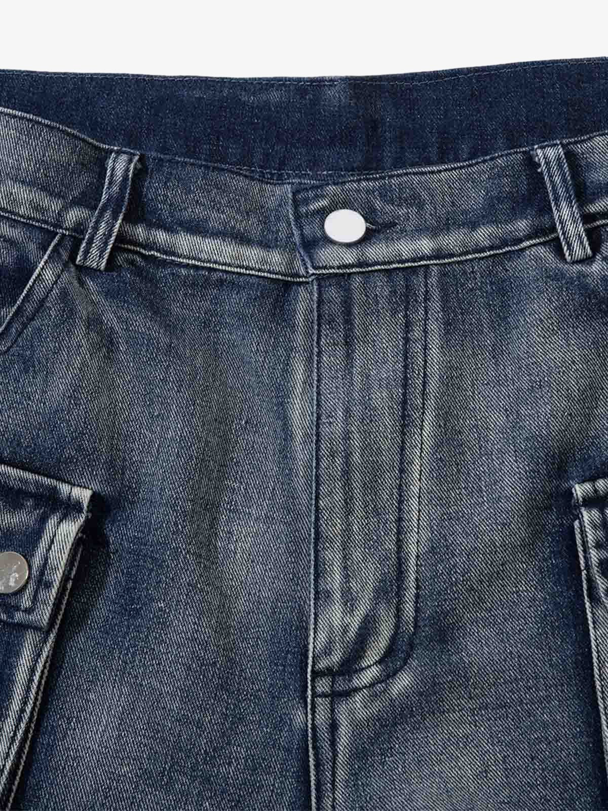 Embroidered Hip-Hop Street Style Jeans