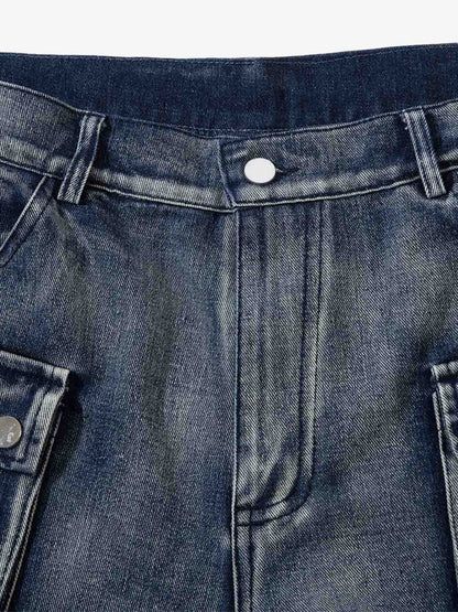 Embroidered Hip-Hop Street Style Jeans
