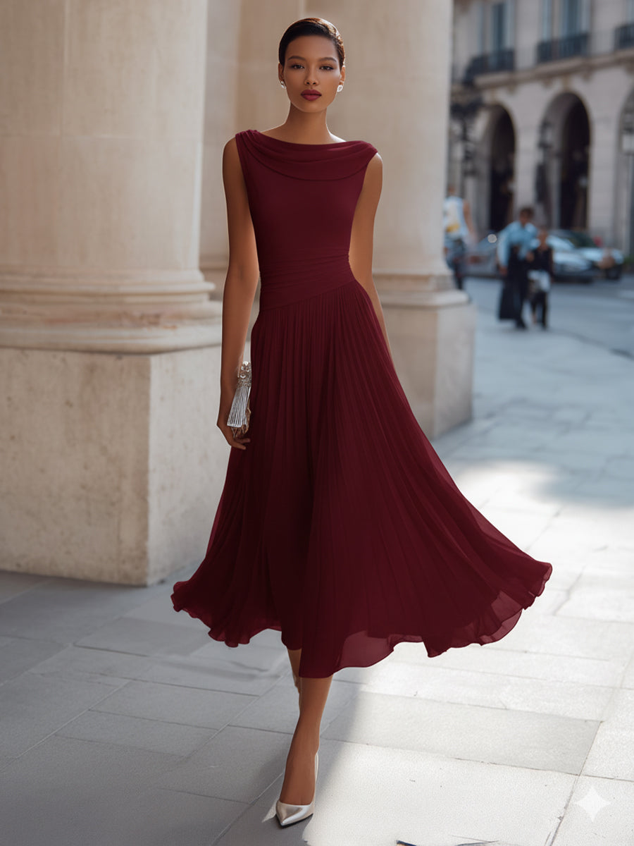 Damen Elegantes Hochzeitskleid | Midi