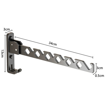 Klappbarer Wandtrockner mit 180° Schwenkfunktion