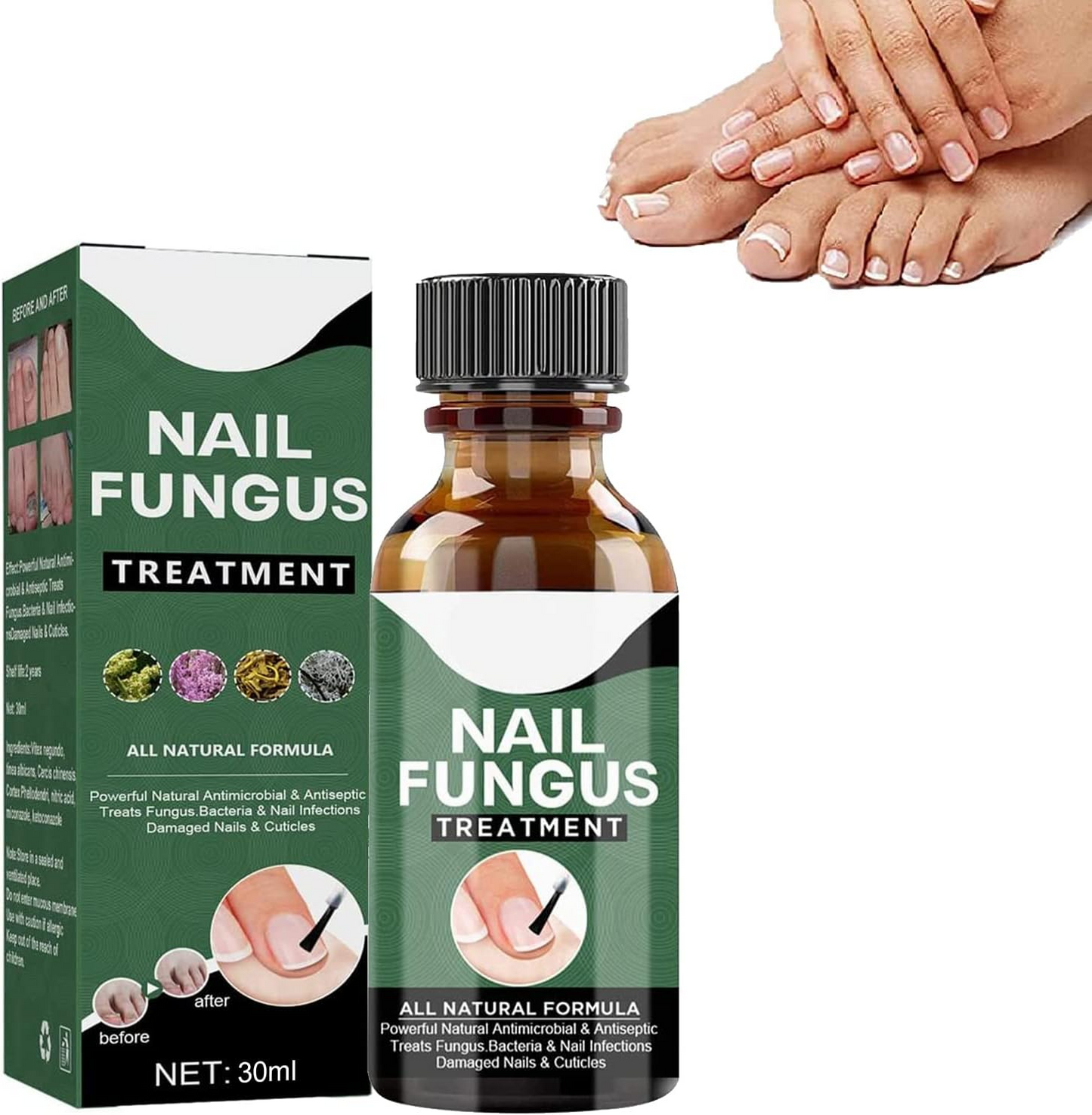 ClearStep™ — Step Confidently with Clear, Strong Nails That Demand Attention