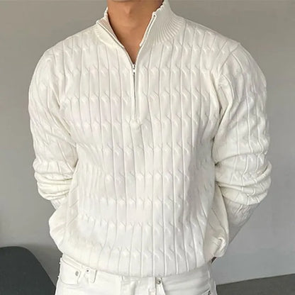 Chaplin Cable Knit Half-Zip