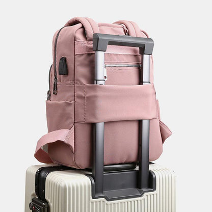 Oxford Rucksack mit USB-Ladefunktion – wasserdicht & viele Fächer Zorenza