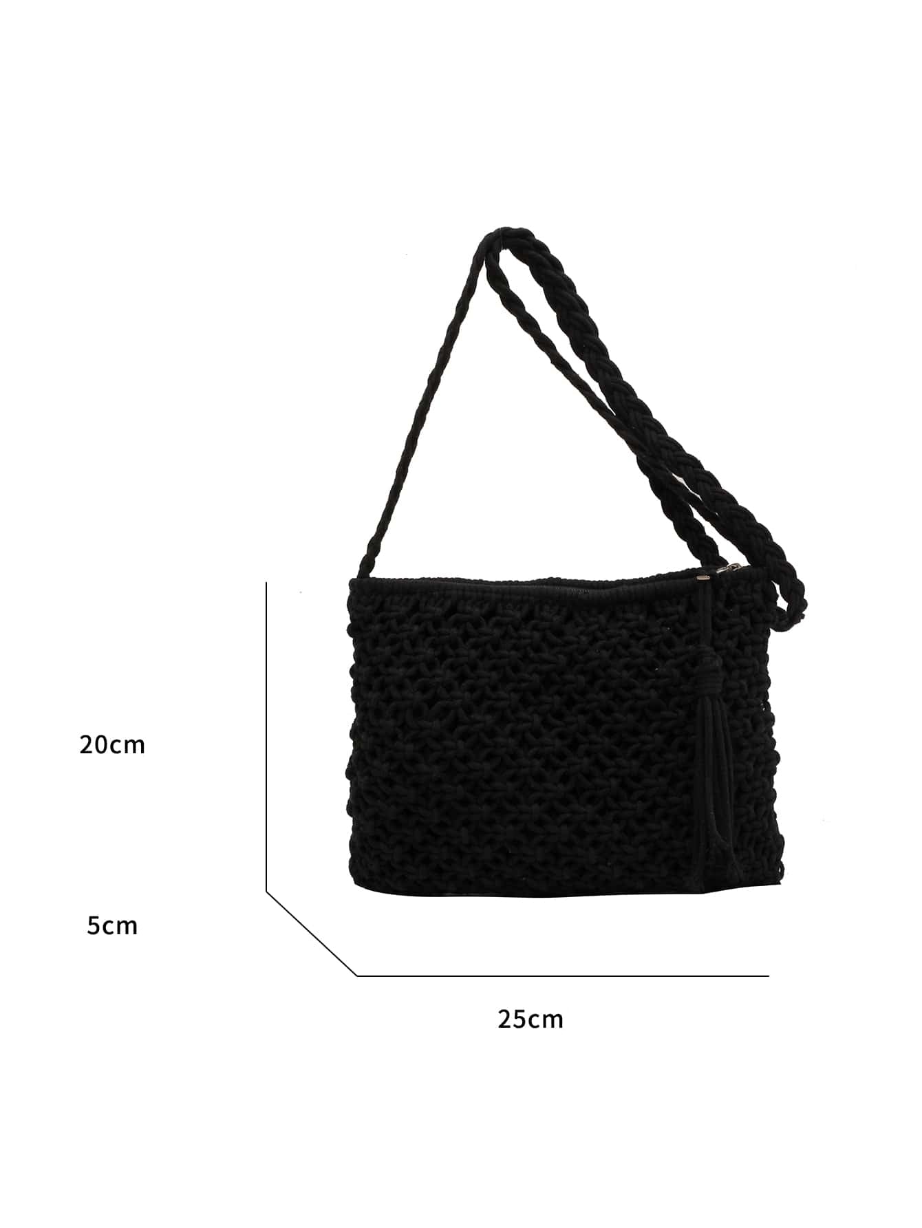 Woven crossbody bag
