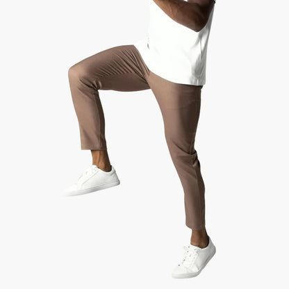 Chinos Men's Wool Slim Fit Trousers