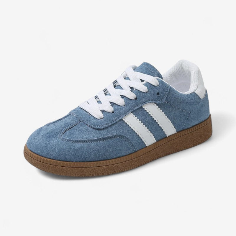Katherine – Sneakers met Vetersluiting en Ronde Neus en slip on ontwerp