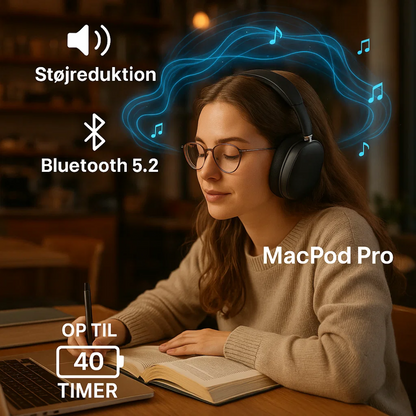Macpod Pro | Stijlvolle draadloze hoofdtelefoon