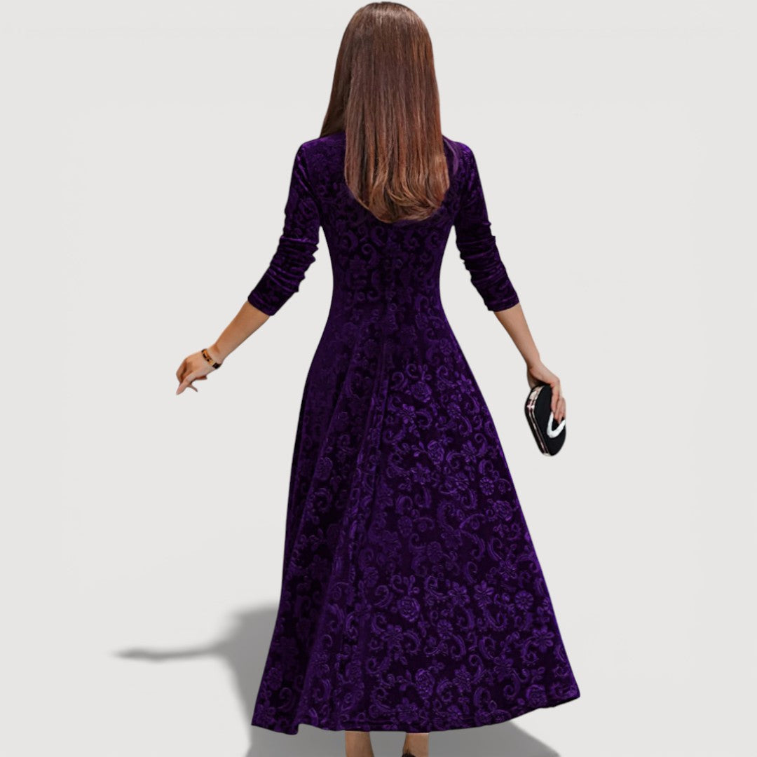 Orliya - Luxe Soft-Touch Evening Dress