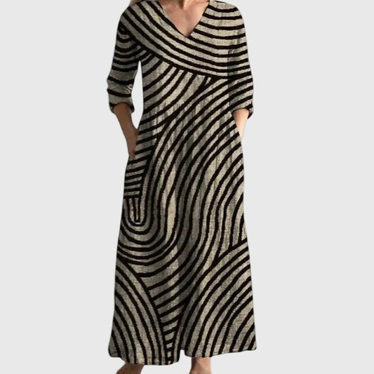 Fiona | Abito Midi Fluido ed Elegante